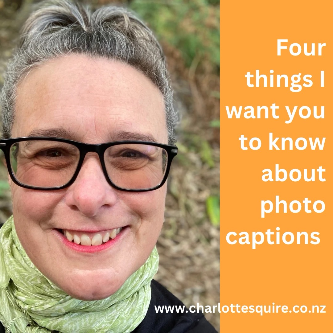 Four things to include in your photo captions – Charlotte Squire